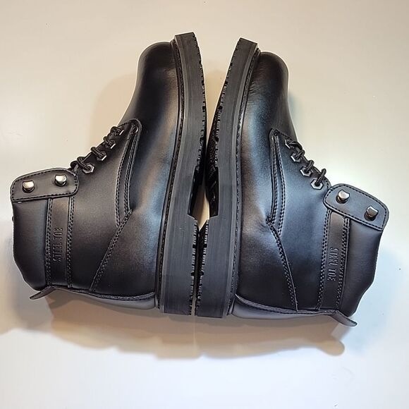 BRAND NEW DrSCHOLL'S LEATHER  OIL AND SLIP RESISTANT ANKLE HIGH MEN'S BOOT - Picture 11 of 14